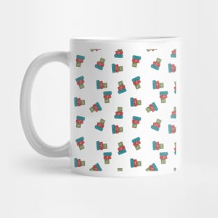 Christmas Gifts Pattern Design, Red Mug